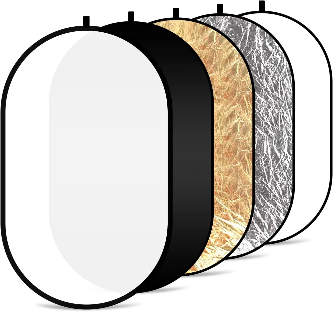 5 in 1 Collapsible Reflector 90 by 120 cm